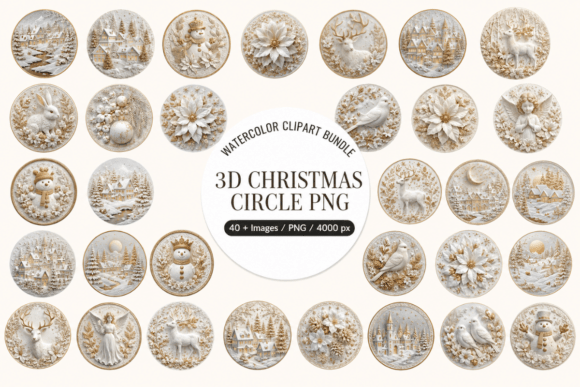 3D Christmas Circle Ornaments: A Seller’s Review of This Illustrations Asset