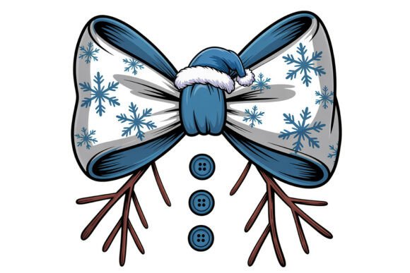 Christmas Bow Santa Png: A Festive Graphic Design Asset for Local Business Branding