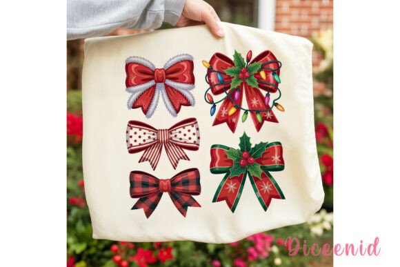 Christmas Bows Sublimation Design: A Review of the Illustrations