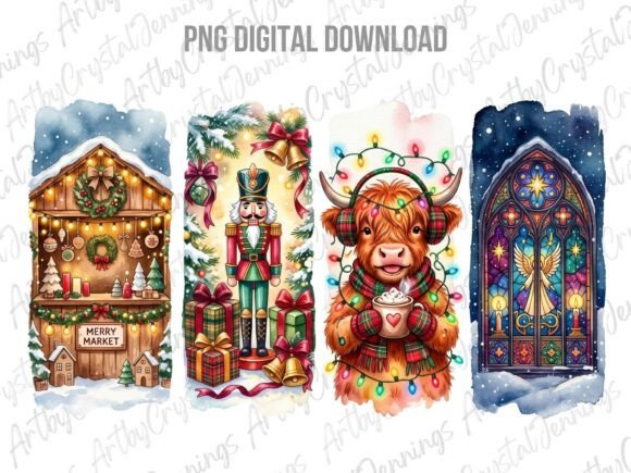 Christmas Brushstroke Watercolor PNG Review