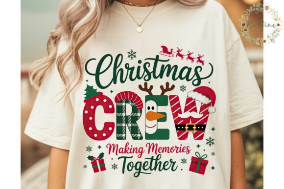 Christmas Crew Festive PNG Clipart for Illustrations and Blog Graphics