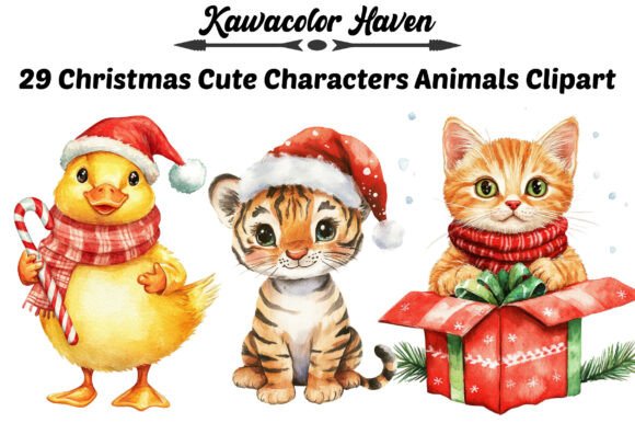 Christmas Cute Characters Animals Clipar: A Publisher’s Review of Seasonal Illustrations