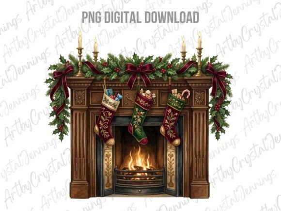 Christmas Fireplace Holiday PNG Review: Elevating Brand Identity