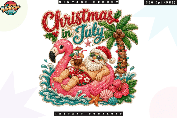 Christmas in July Flamingo Santa PNG: A Practical Review for Digital Product Sellers
