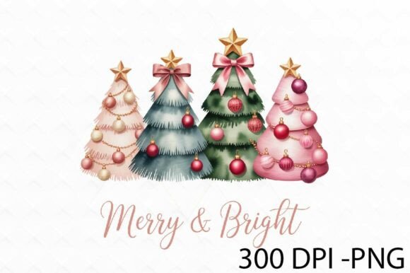 Christmas Tree Sublimation Png Design for Brand Illustrations