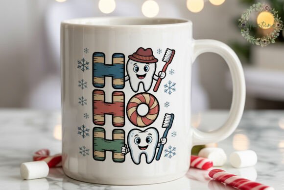 Dental Christmas Ho Ho Ho PNG Clipart for Illustrations