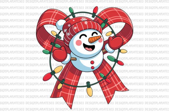Snowman Coquette Bow Png, Christmas Review for Real Projects