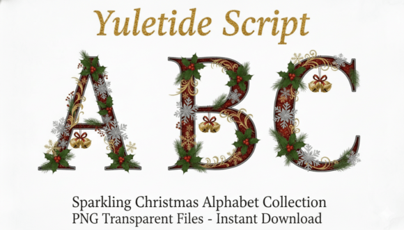 Sparkling Christmas Alphabet Collection Review: A Designer’s Take on Seasonal Illustrations