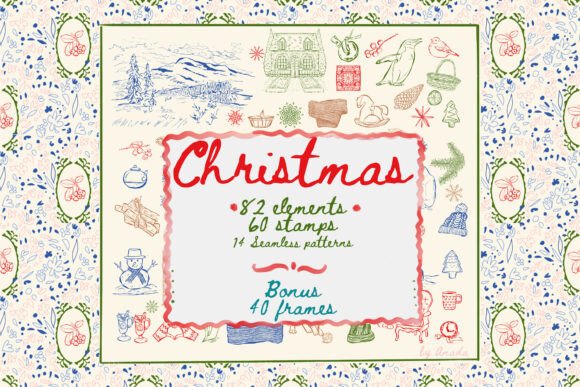 Vector Hand Drawn Collection Christmas: Illustrations Review